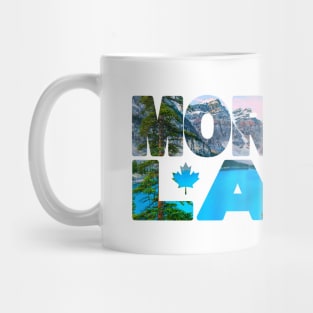 MORAINE LAKE - Rocky Mountains Canada Sunrise Mug